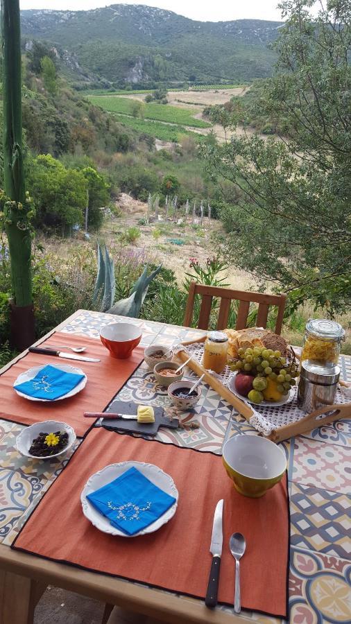 La Loubiere, Ancienne Bergerie En Pleine Garrigue Panzió Fraissé-des-Corbières Kültér fotó